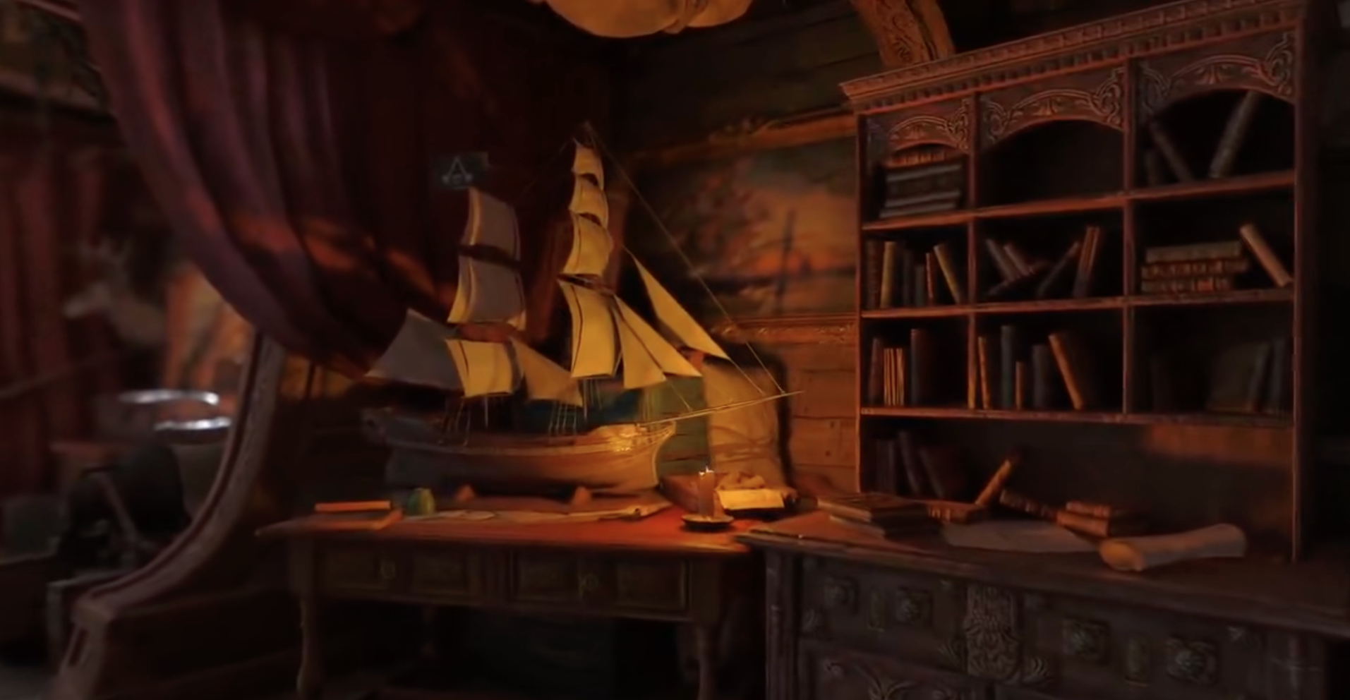 AC Black Flag Resynced Captain's Cabin