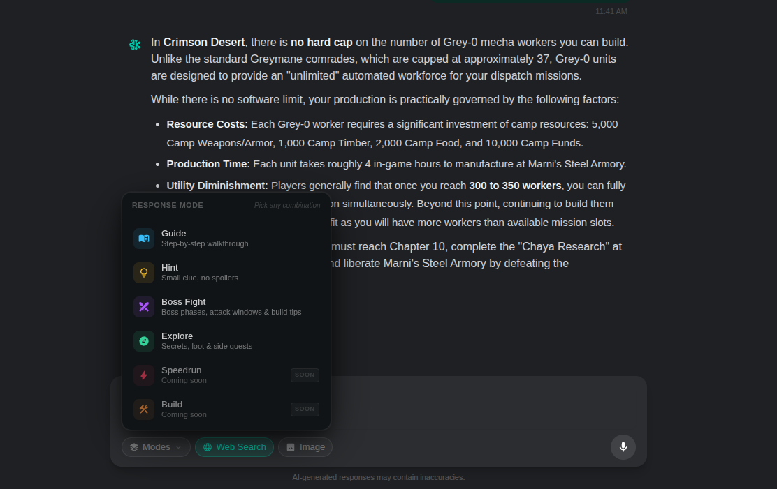 Cover image for: ApolloTrail AI Gaming Companion Update: Response Modes, Share, and Screenshot Support