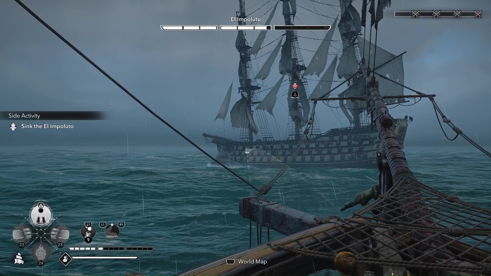 AC Black Flag Resynced legendary ship battle Jackdaw
