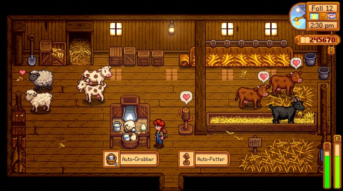 Stardew Valley Barn Automation